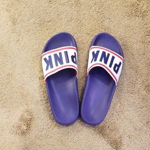 Pink slides and Victoria secret crossbody bundle